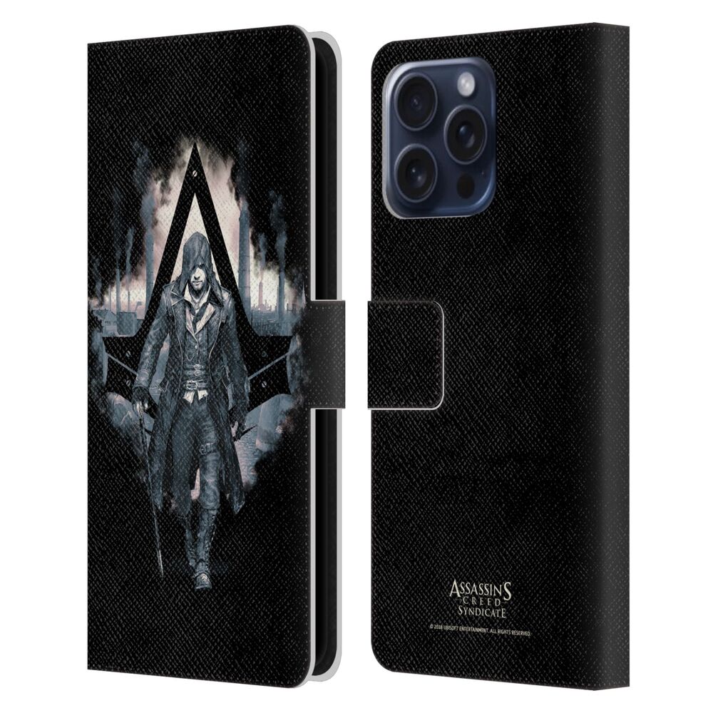 ASSASSINS CREED アサシンクリード - Syndicate Character Art / Jacob Frye Logo レザー手帳型 / Apple iPhoneケース - PGS
